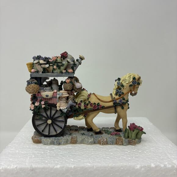 Ivy & Innocence - The Tinker's Wagon 05198 Original Box 1998 Vintage Horse Drawn - Picture 2 of 15